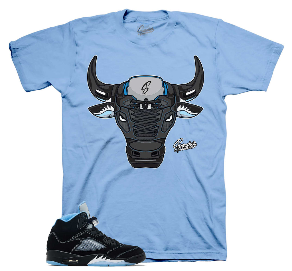 Retro 5 Black Carolina War Bully Shirt