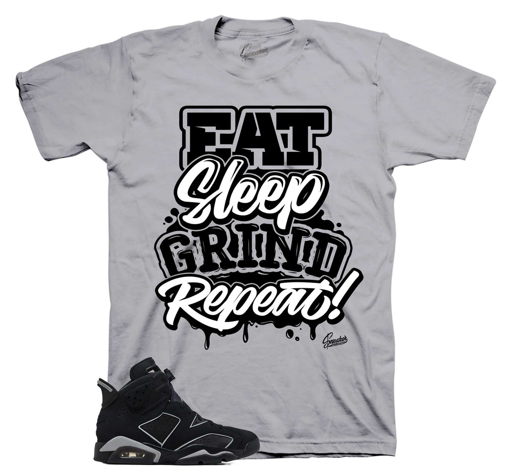 Retro 6 Cap & Gown Daily Routine Shirt