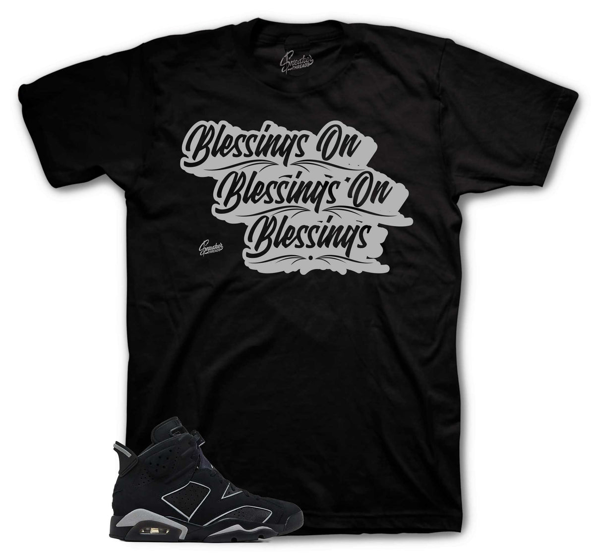 Retro 6 Cap & Gown Blessings Shirt