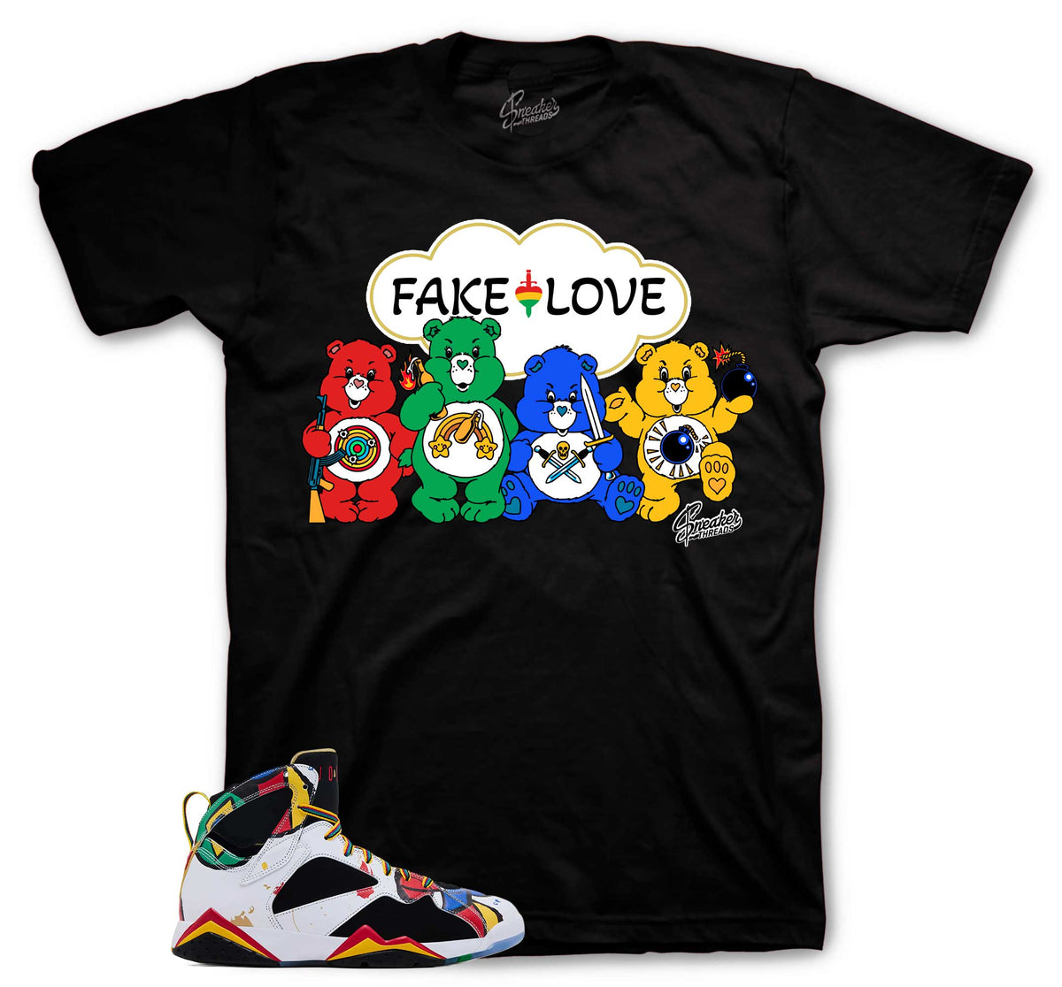 Retro 7 Miro Fake Love Shirt