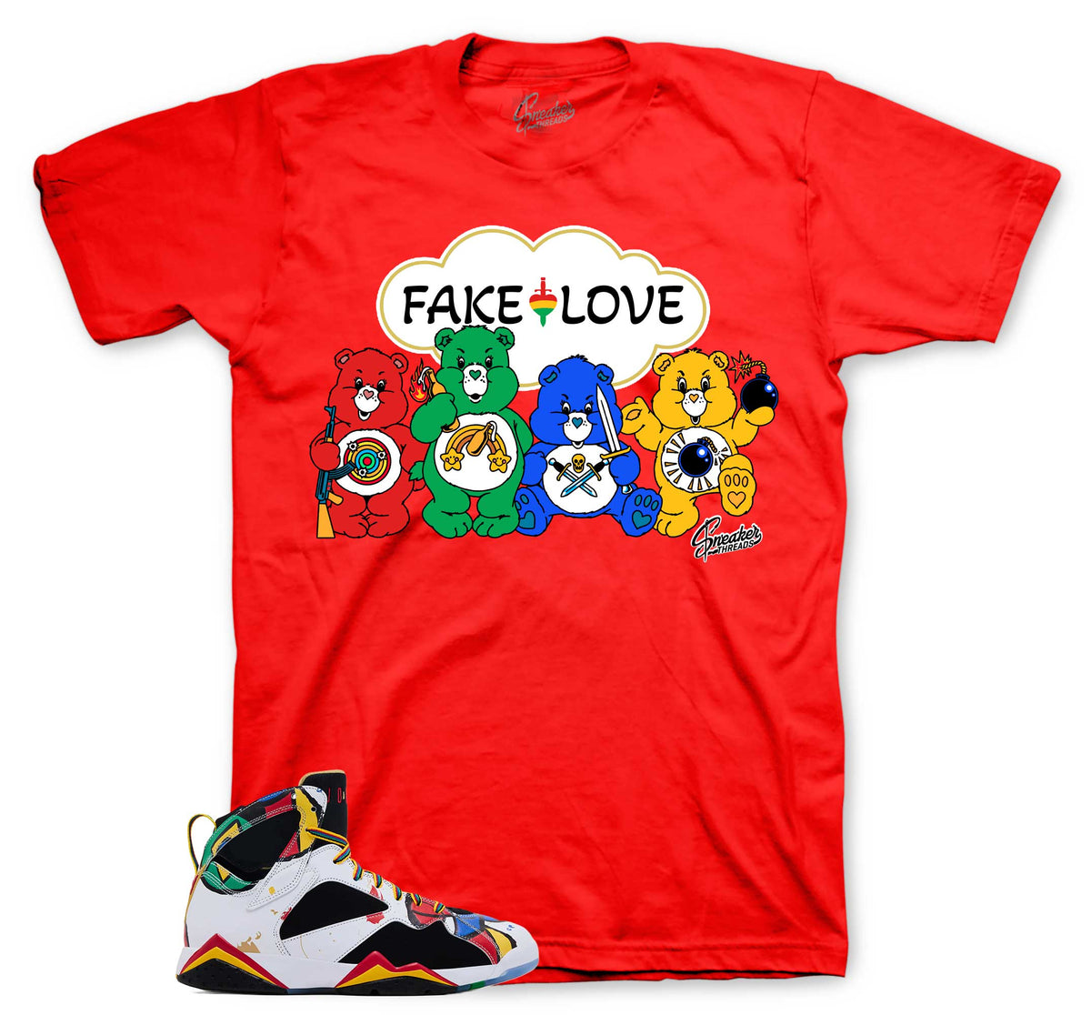 Retro 7 Miro Fake Love Shirt