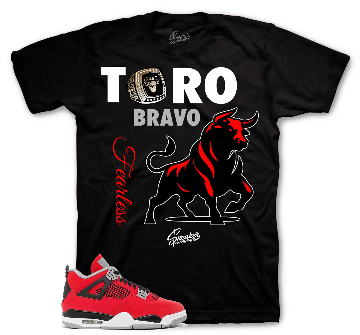 Retro 4 Toro Bravo Fearless Shirt