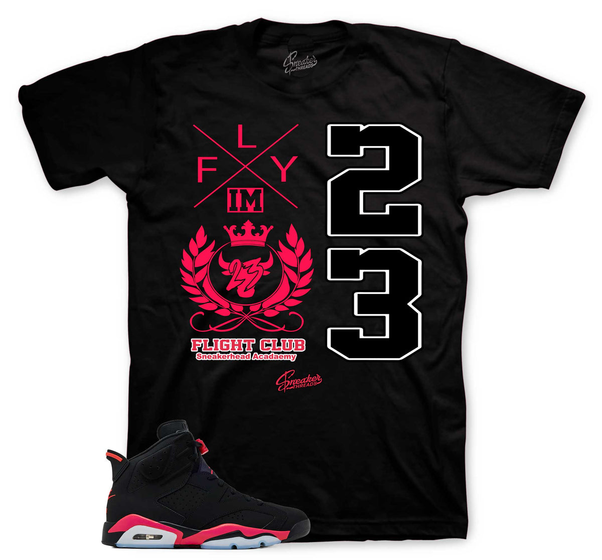 Retro 6 Infrared Crest Shirt