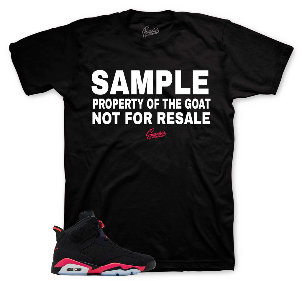 Retro 6 Infrared Sample Shirt