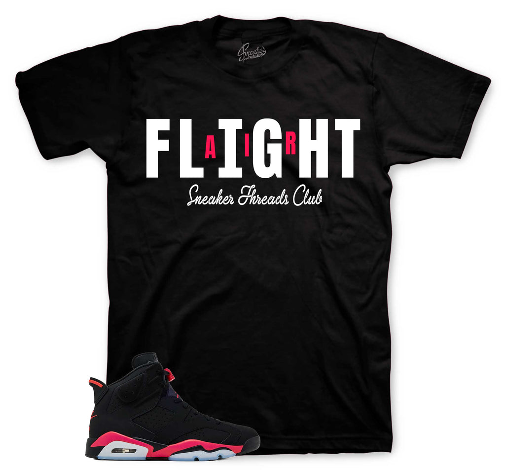 Retro 6 Infrared Flight Shirt