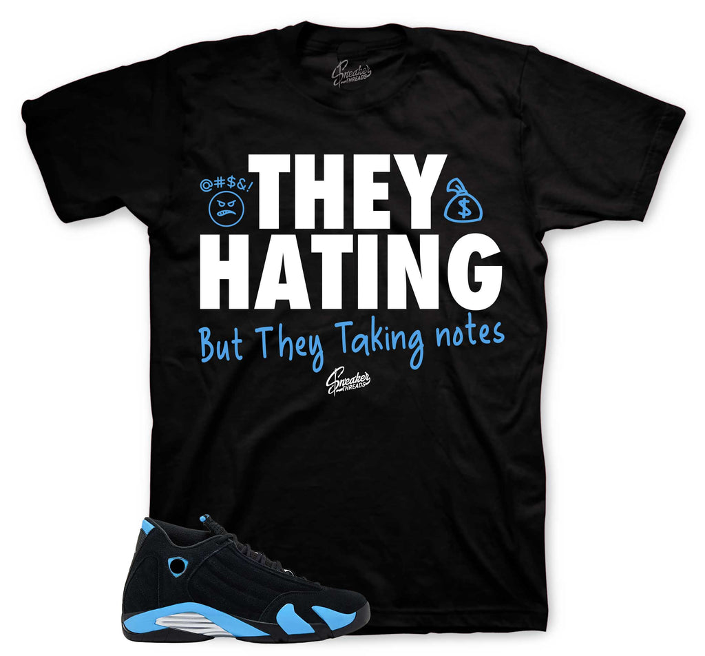 Retro 14 University Blue They Hating Shirt