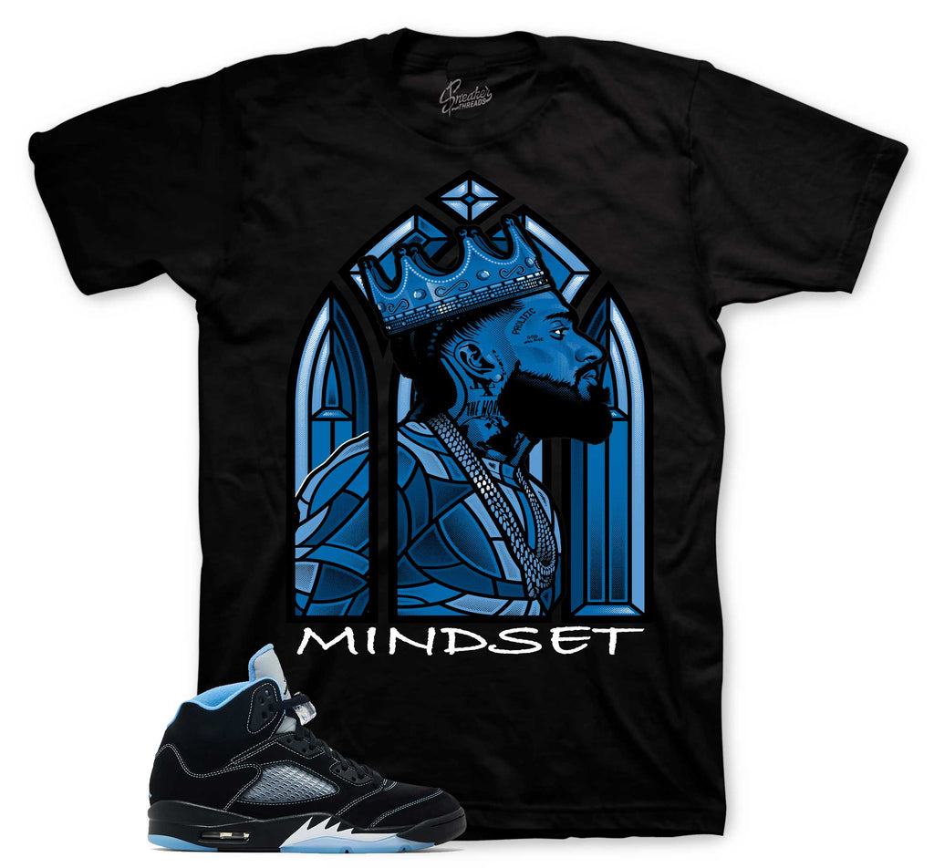 Retro 5 Black Carolina Mindset Shirt