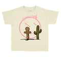 Kids - Retro 1 Travis Scott Pink ST Cactus Shirt