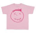 Kids - Retro 1 Travis Scott Pink Smiley Shirt
