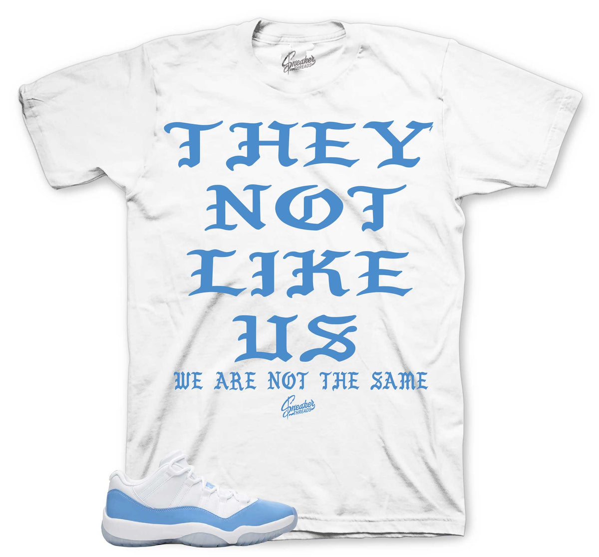 Retro 11 University Blue Not Like Us Shirt