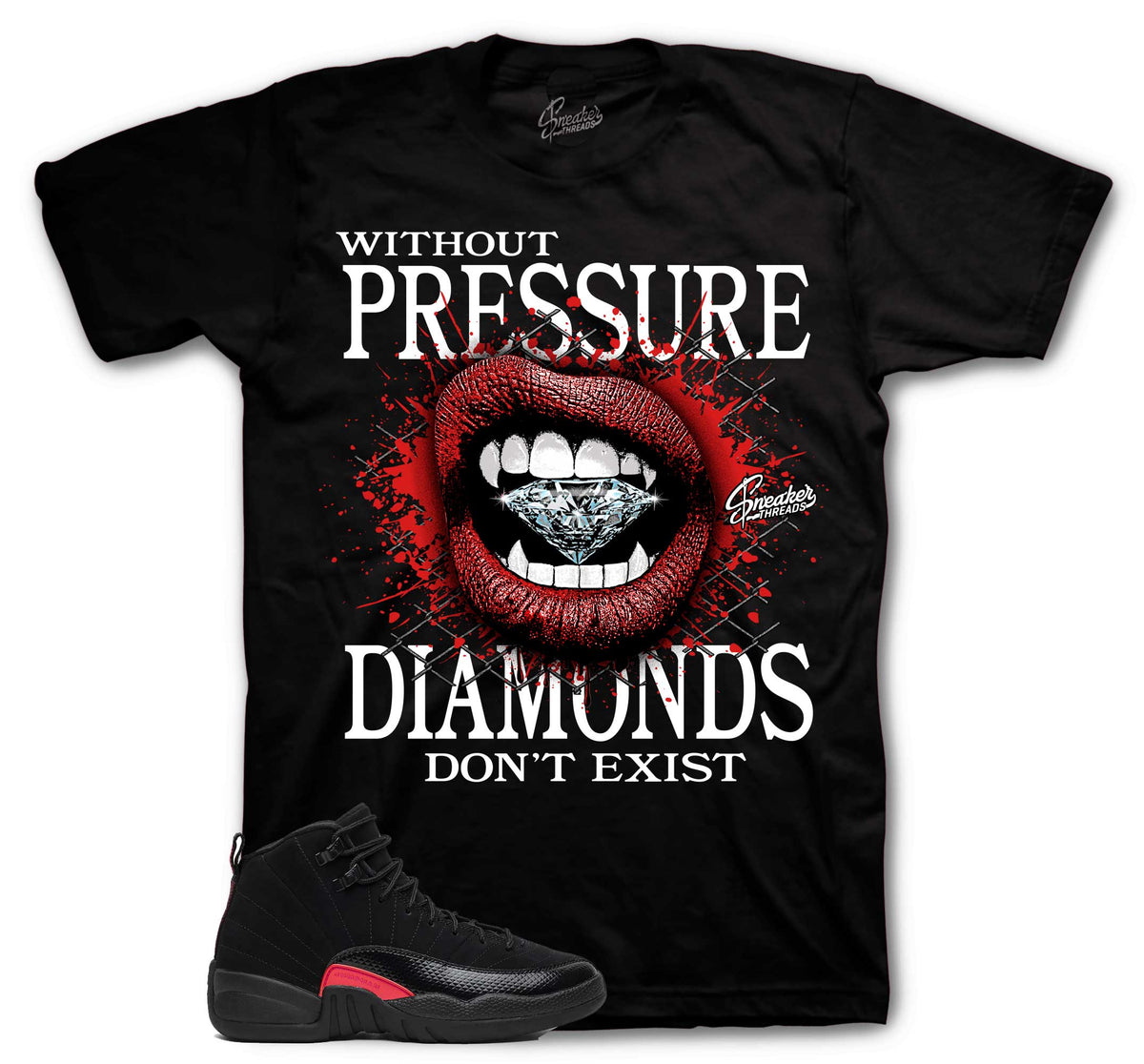 Retro 12 Bloodline Without Pressure Shirt