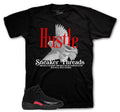 Retro 12 Bloodline Hustle Bird Shirt