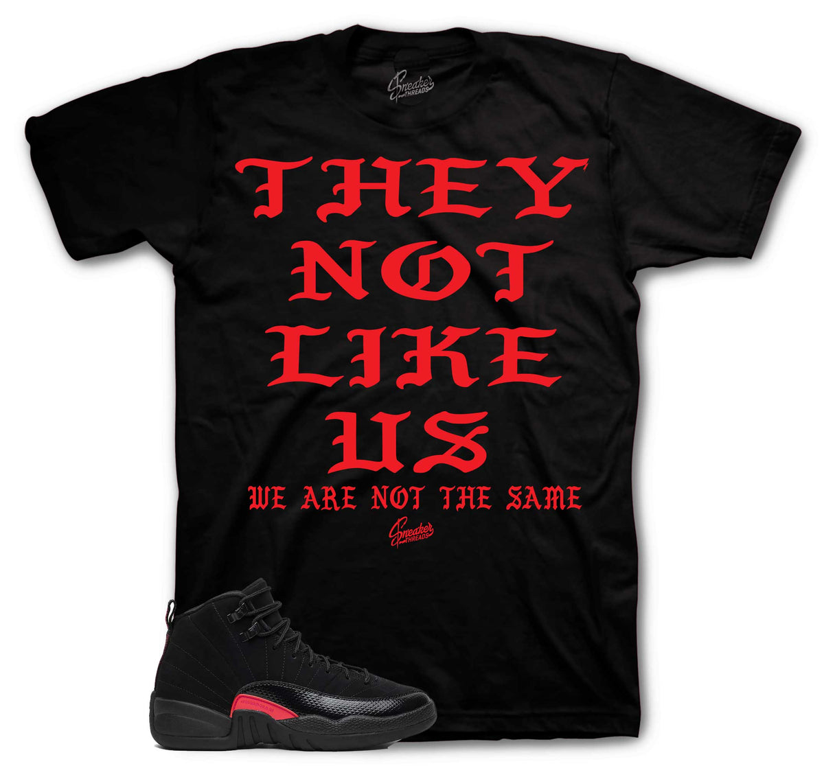 Retro 12 Bloodline Not Like us Shirt